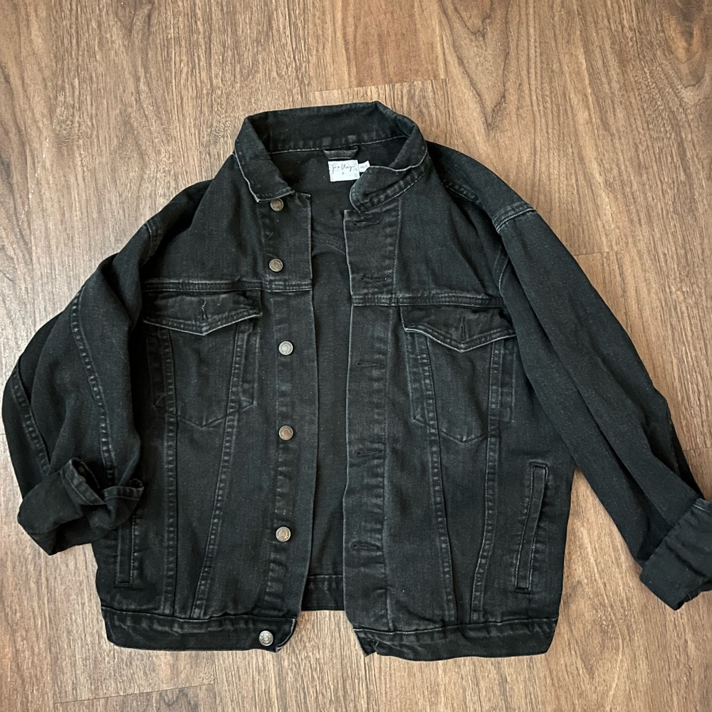 Princess Polly Western Black Denim Jacket